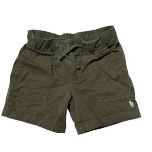 Polo Ralph Lauren Boys Olive Green Drawstring Shorts Size 2T